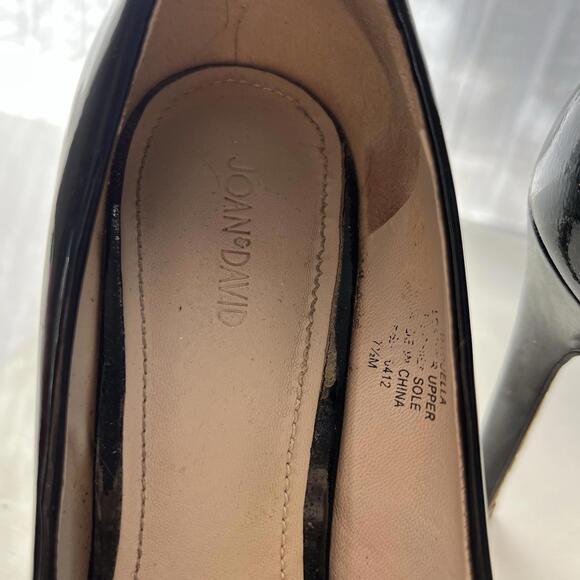 Joan & David Patent Leather Pumps Heels us size 7.5 M Leather shoes women's sexy - Picture 7 of 9